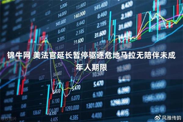 锦牛网 美法官延长暂停驱逐危地马拉无陪伴未成年人期限