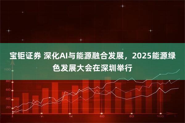 宝钜证券 深化AI与能源融合发展，2025能源绿色发展大会在深圳举行